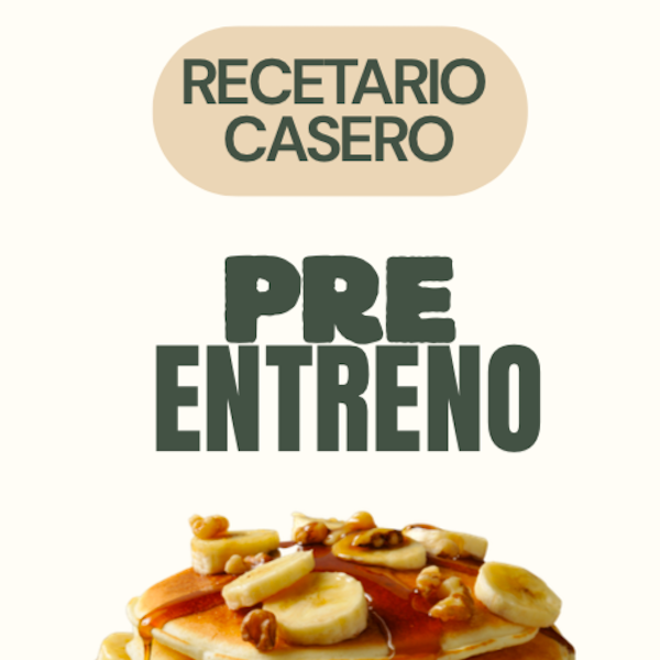 Imagen publicacion - Recetario Casero "Pre Entreno"